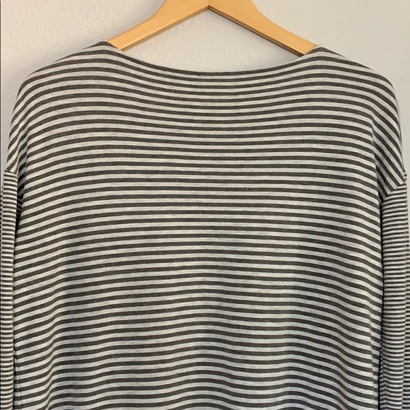J. JILL Long Sleeve Striped Casual Shift Dress - Picture 11 of 14